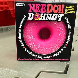 NEEDOH Dohnut Squishable Toy - Pink Frosted Donut